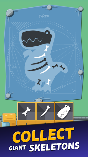 An excavation activity in Crazy Dino Park